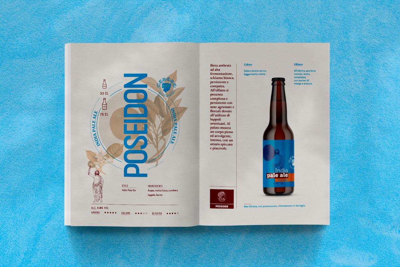 Realizzazione cataolgo brochure birra cerere avellino benevento napoli caserta