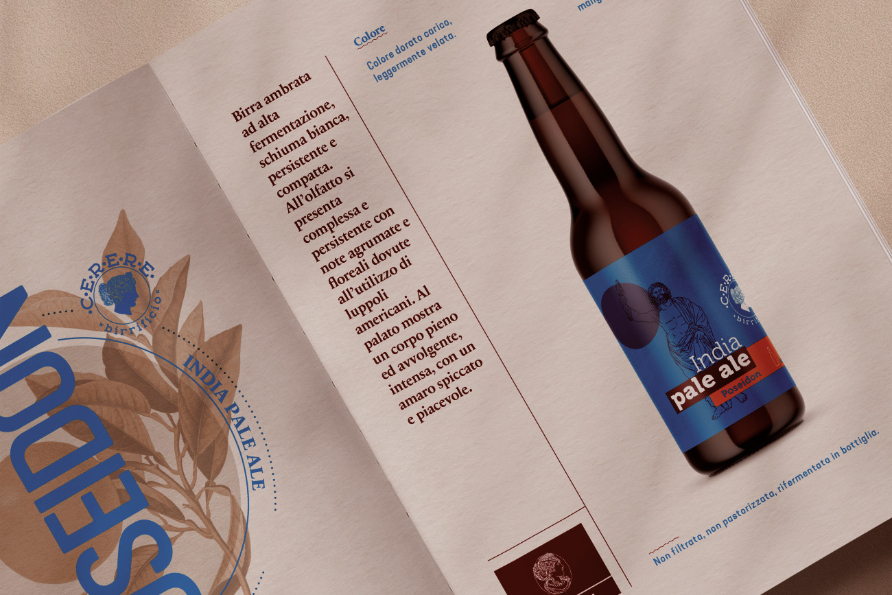 Realizzazione cataolgo brochure birra cerere avellino benevento napoli caserta