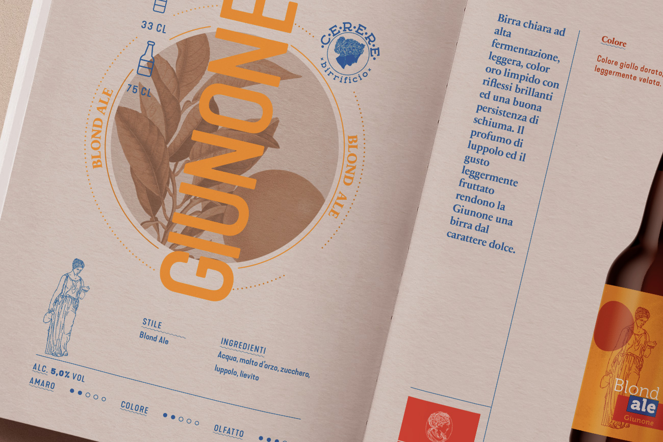 Realizzazione cataolgo brochure birra cerere avellino benevento napoli caserta