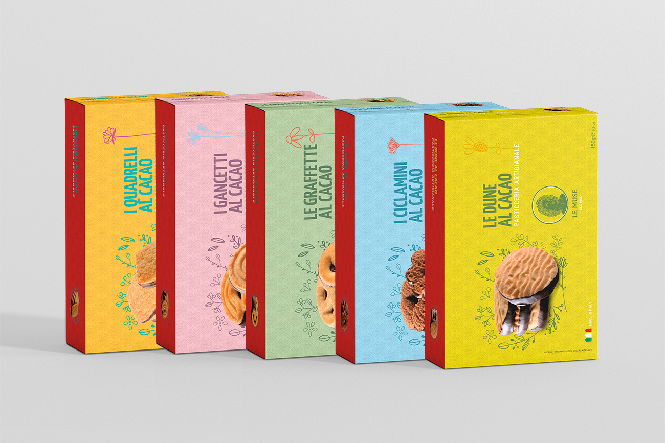 Realizzazione packaging etichette dolciaria food avellino benevento napoli caserta