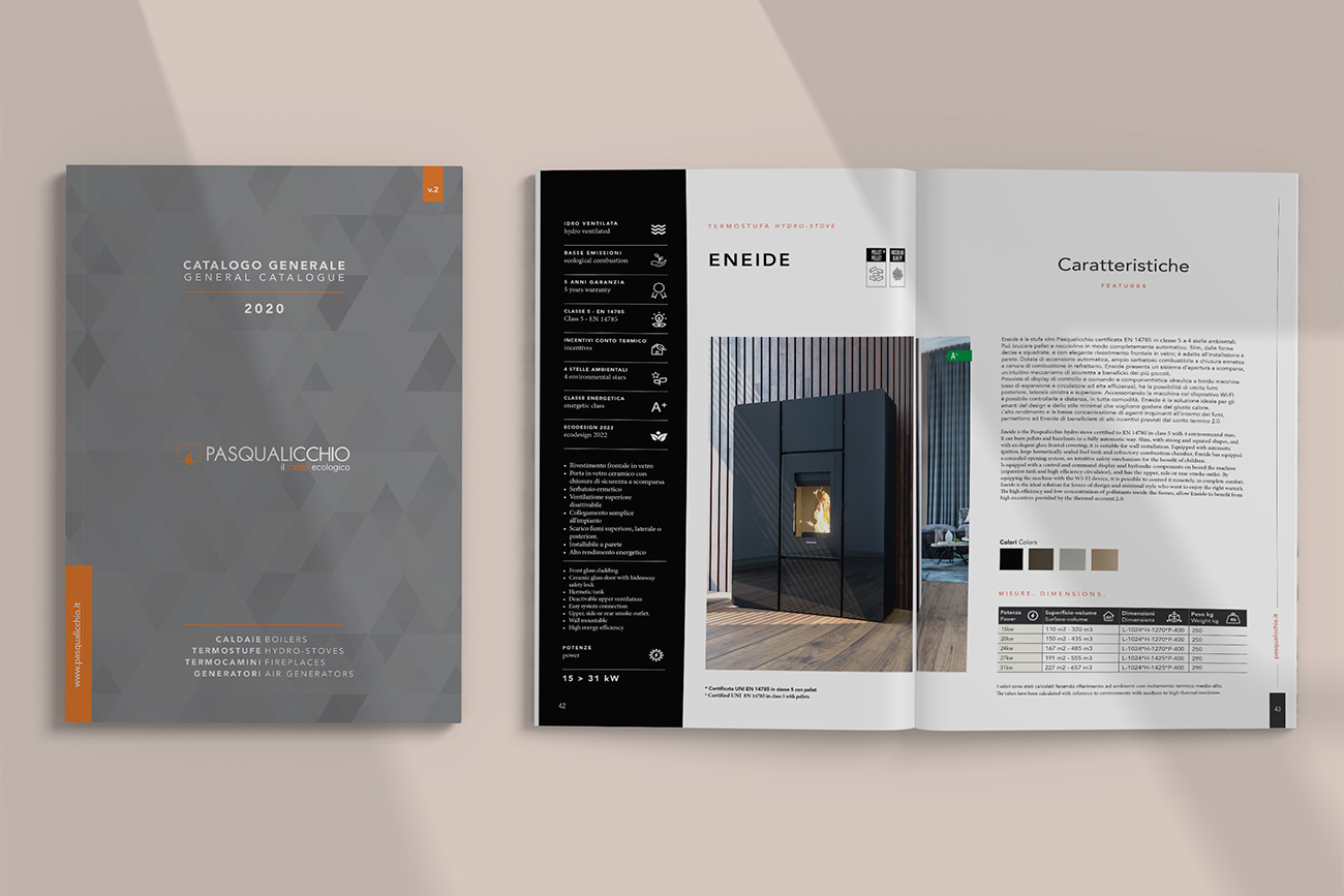progettazione grafica catalogo pasqualicchio benevento