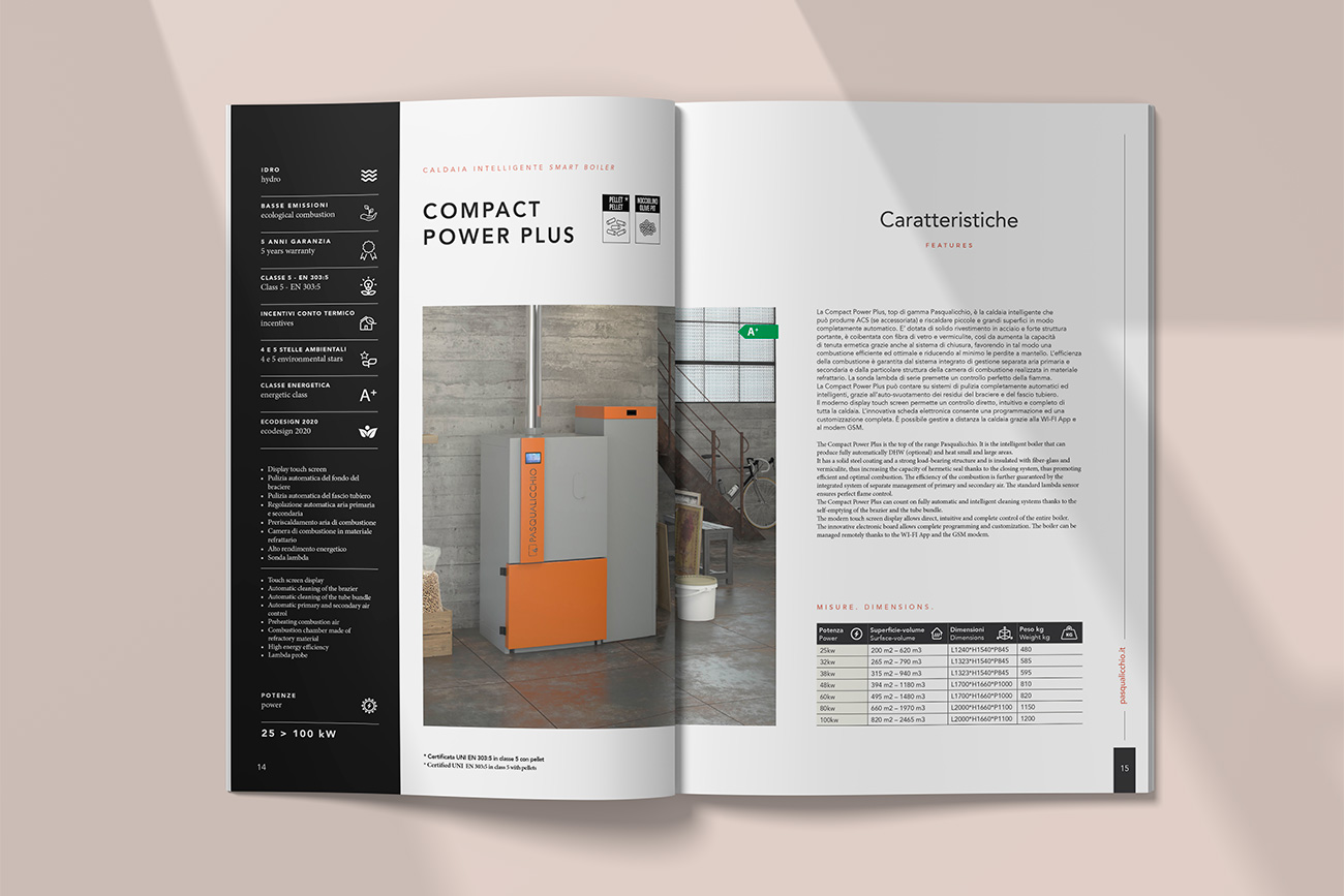 progettazione grafica catalogo pasqualicchio benevento