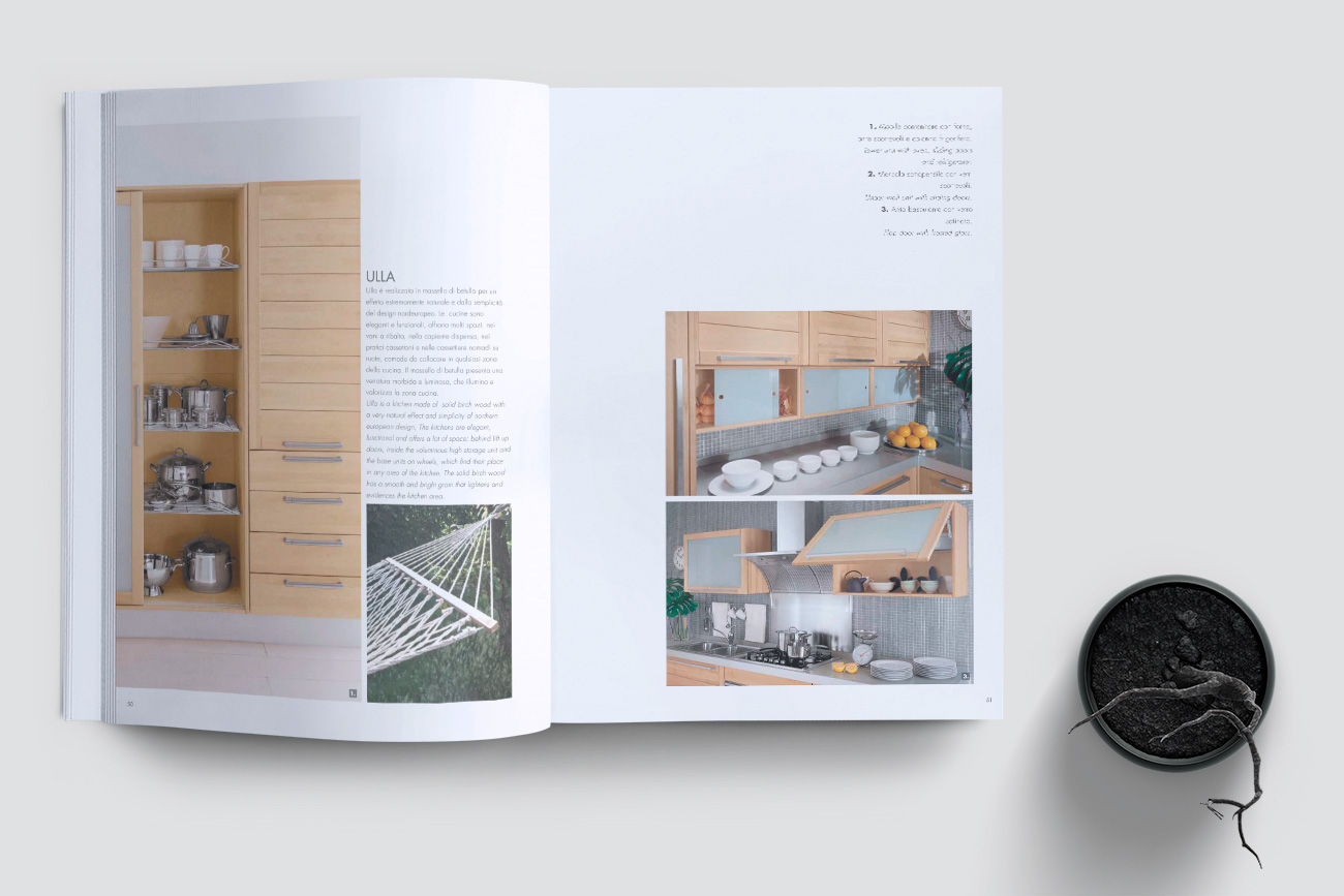 Progettazione grafica catalogo brochure interior napoli