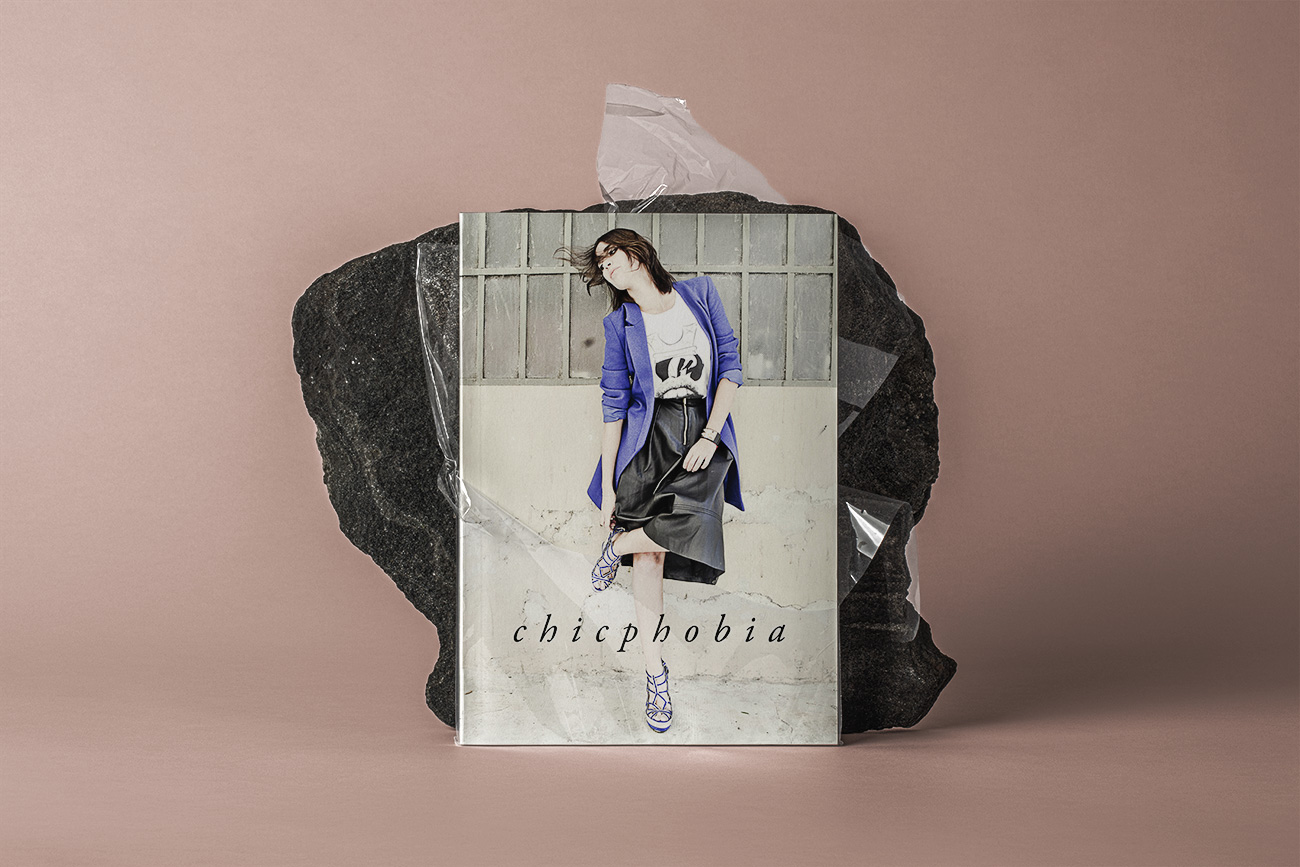 Progettazione grafica catalogo lookbook fashion chicphobia napoli