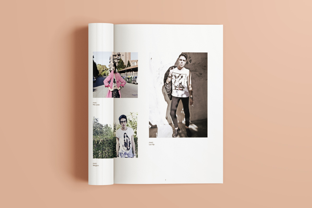 Progettazione grafica catalogo lookbook fashion chicphobia napoli