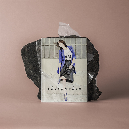 Progettazione grafica catalogo lookbook fashion chicphobia napoli