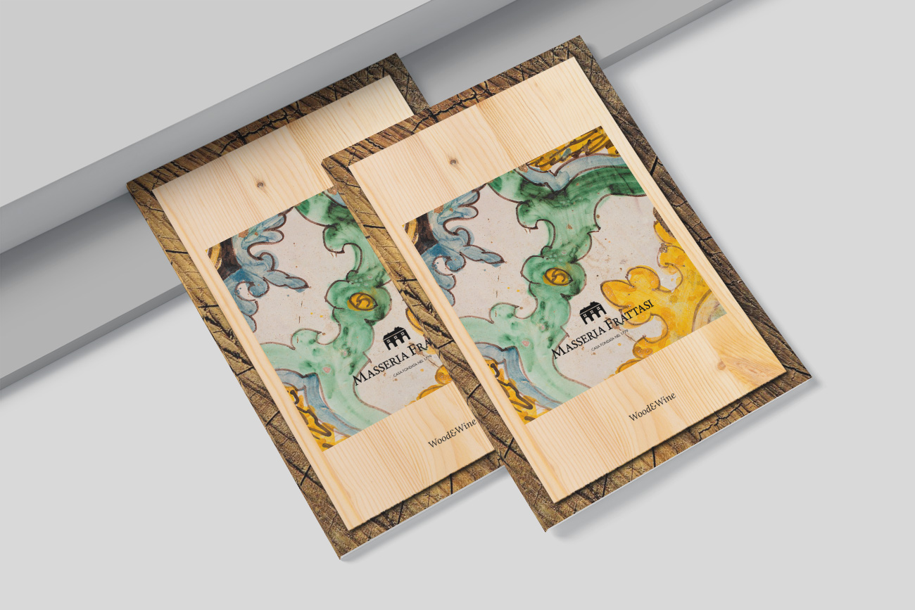 progettazione grafica catalogo brochure masseria frattasi benevento