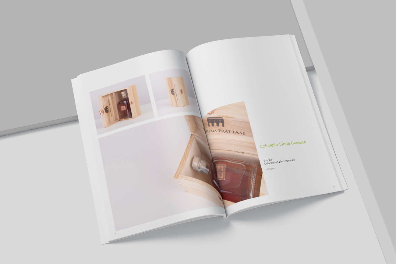 progettazione grafica catalogo brochure masseria frattasi benevento