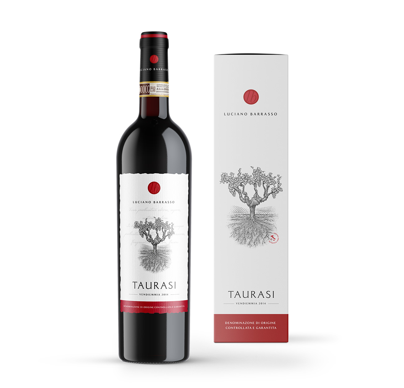 progettazione grafica etichette vino luciano barrasso taurasi fiano avellino
