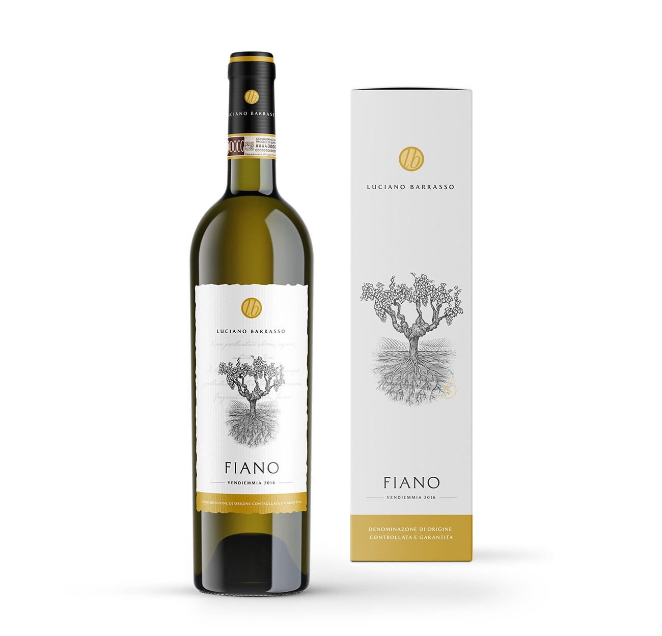 progettazione grafica etichette vino luciano barrasso taurasi fiano avellino