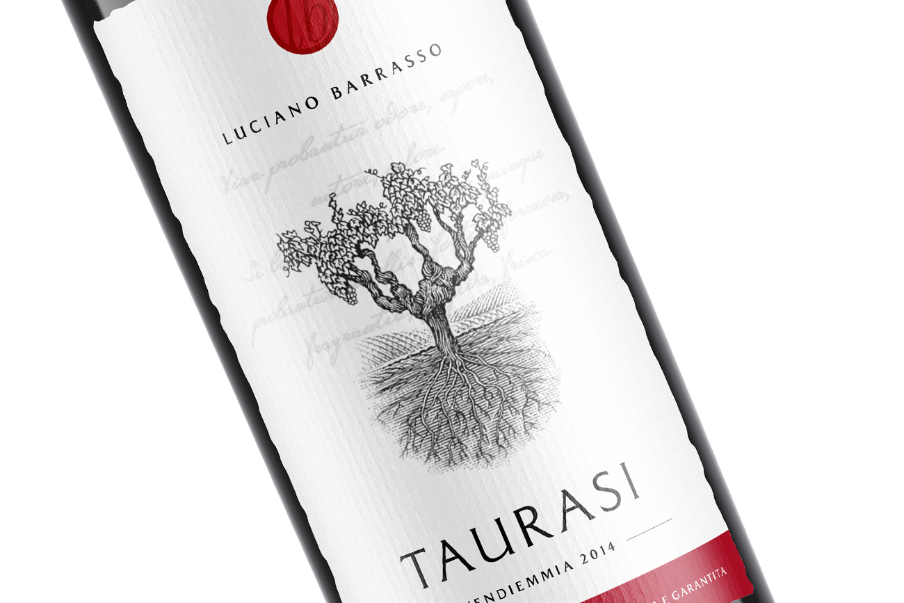 progettazione grafica etichette vino luciano barrasso taurasi fiano avellino