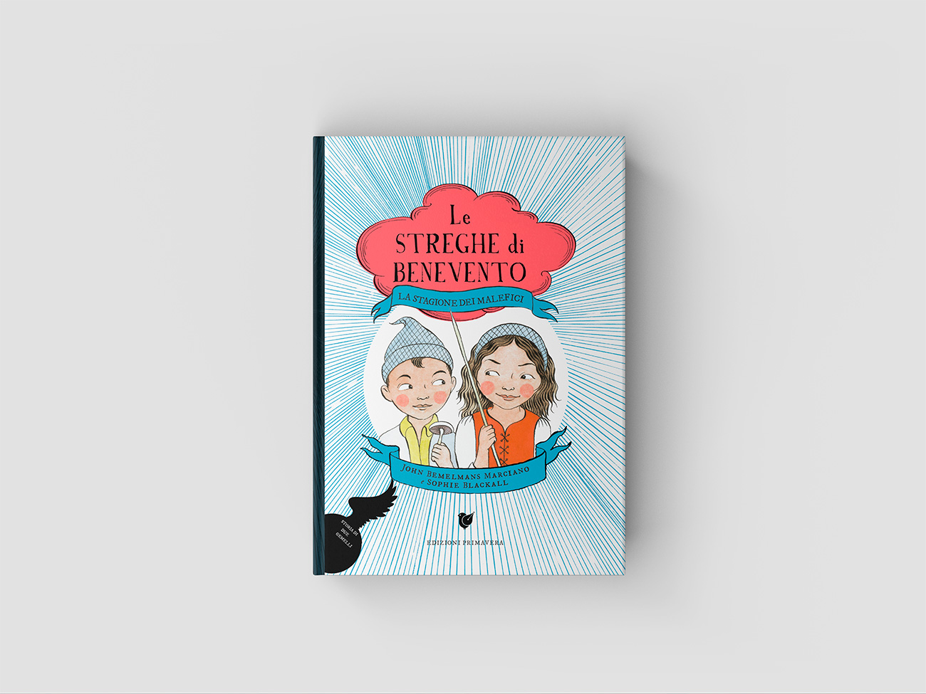 progettazione grafica libro illustrazioni le streghe di benevento edizioni primavera editrice scarafaggio