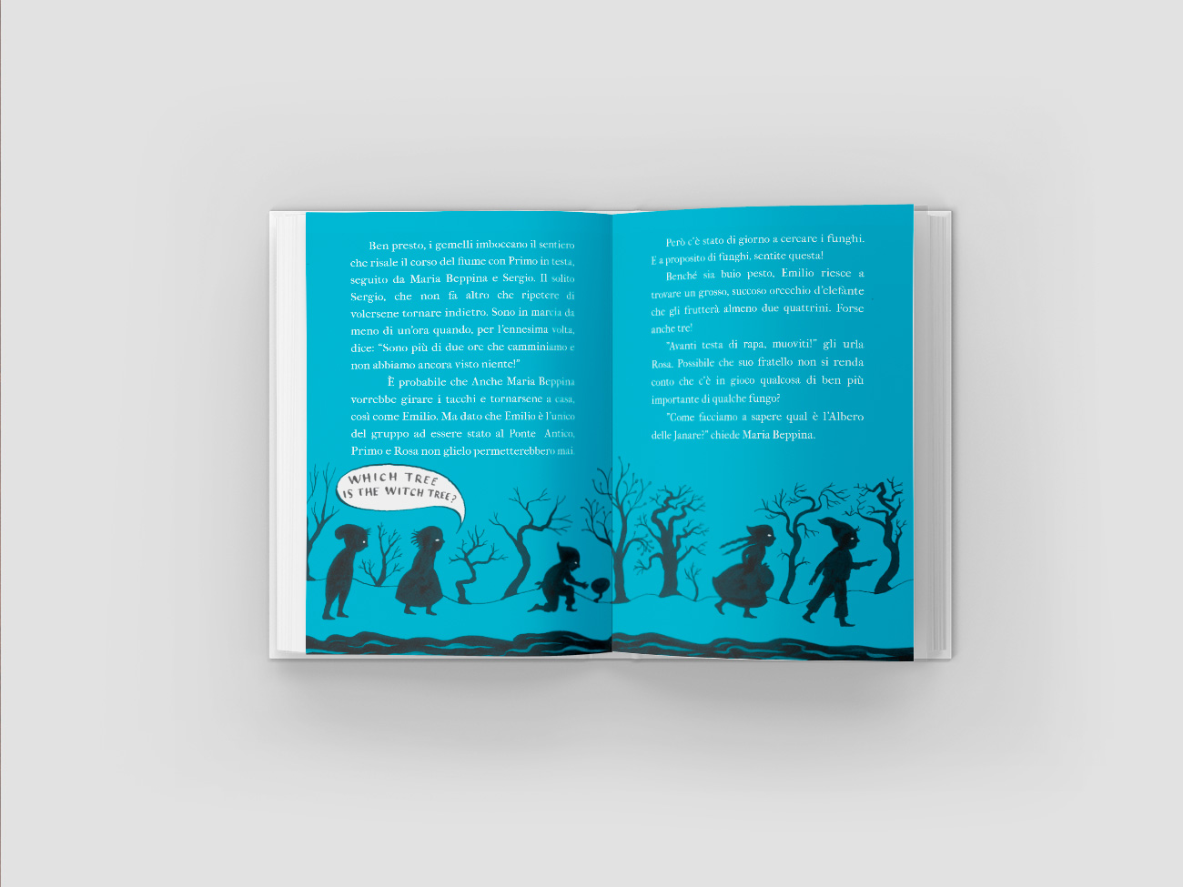 progettazione grafica libro illustrazioni le streghe di benevento edizioni primavera editrice scarafaggio