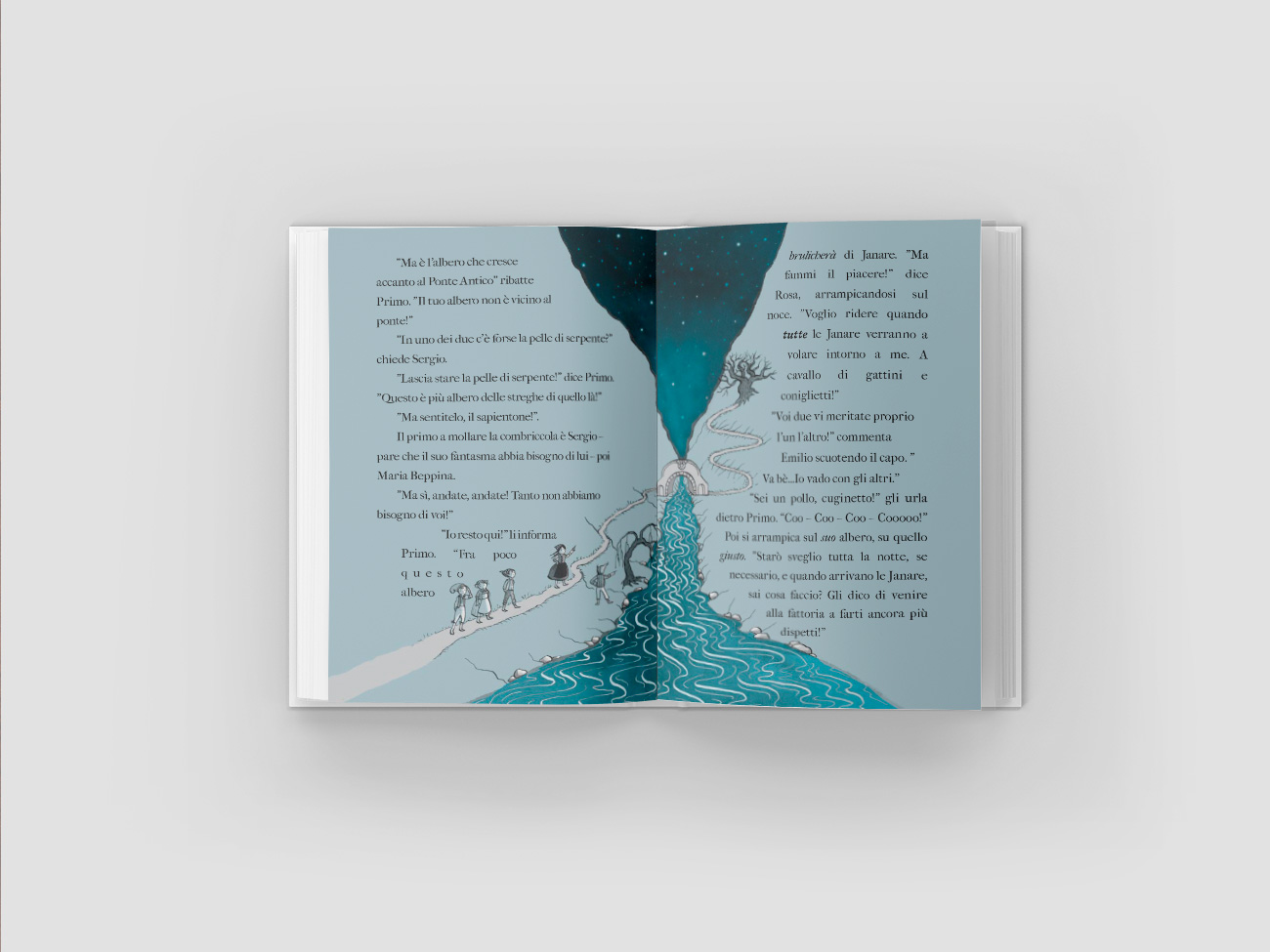 progettazione grafica libro illustrazioni le streghe di benevento edizioni primavera editrice scarafaggio