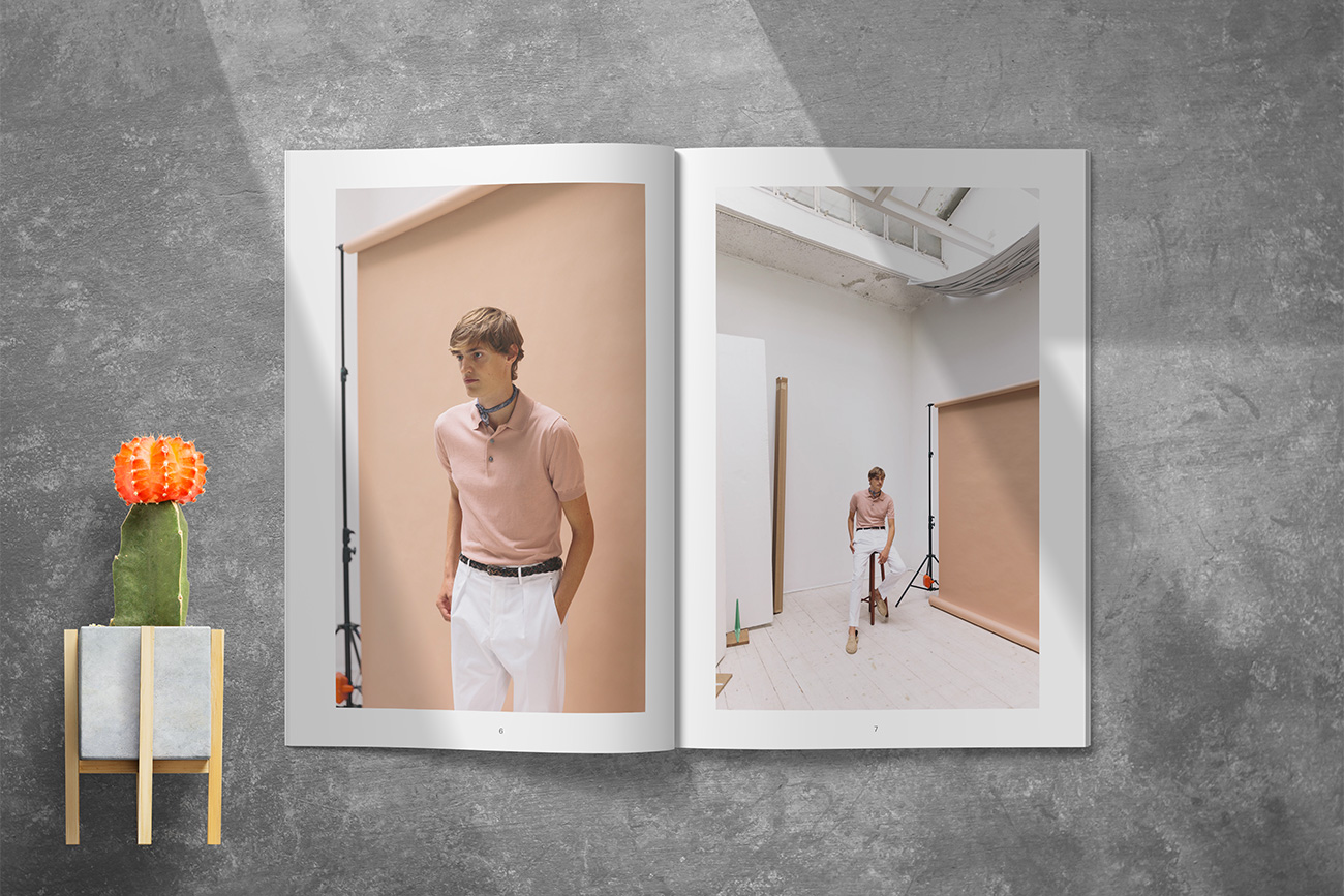 progettazione grafica lookbook catalogo simeone napoli