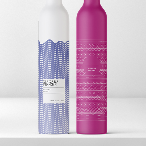 Progettazione grafica packaging etichette niagara frozen napoli avellino benevento