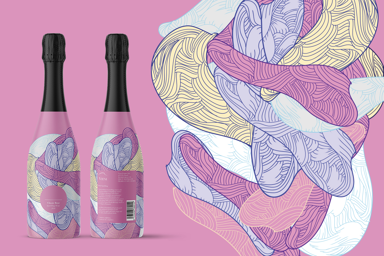 Progettazione grafica packaging etichette vino vieni napoli avellino benevento