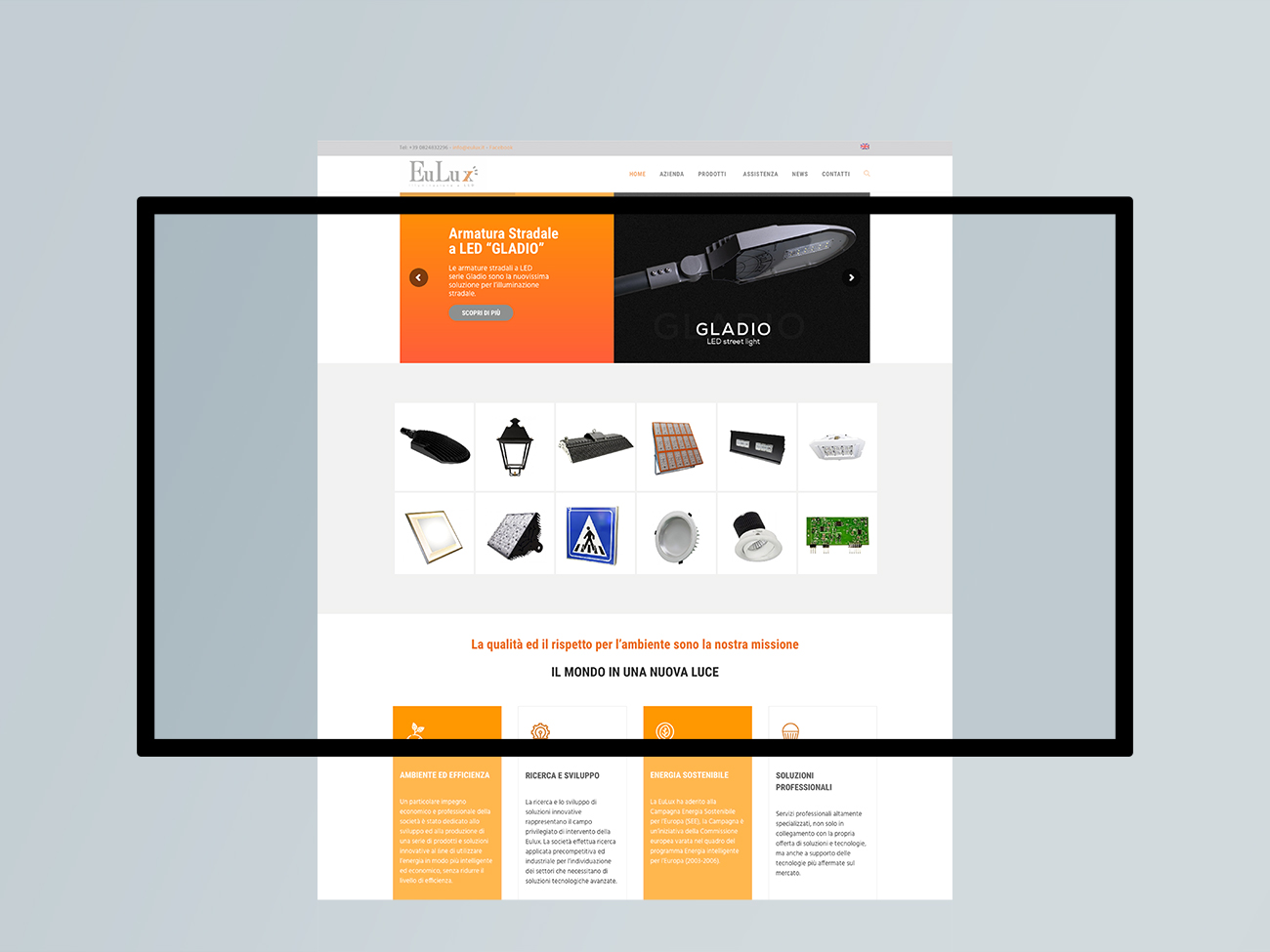 progettazione realizzazione sito web eulux benevento