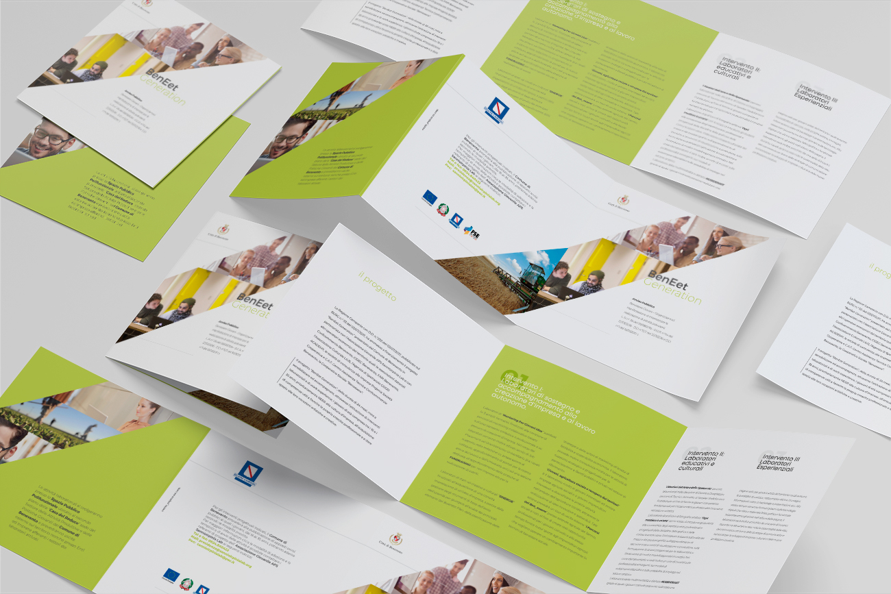 progetto grafico brochure comune benevento