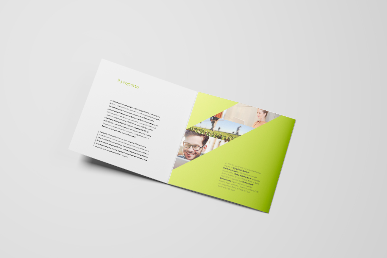 progetto grafico brochure comune benevento