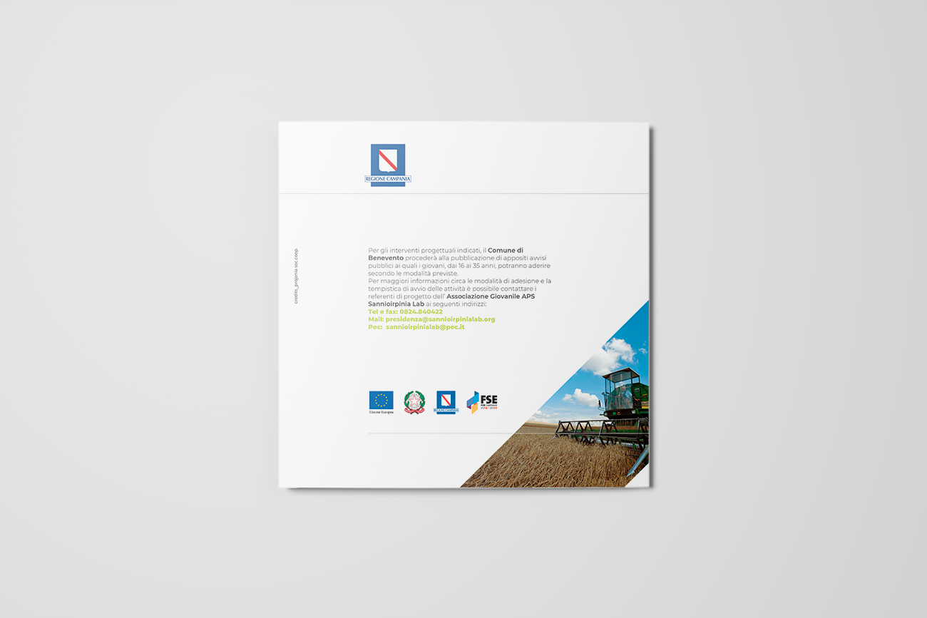 progetto grafico brochure comune benevento