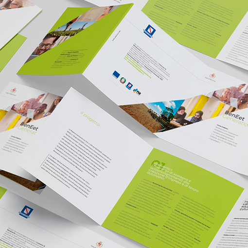 progetto grafico brochure comune benevento