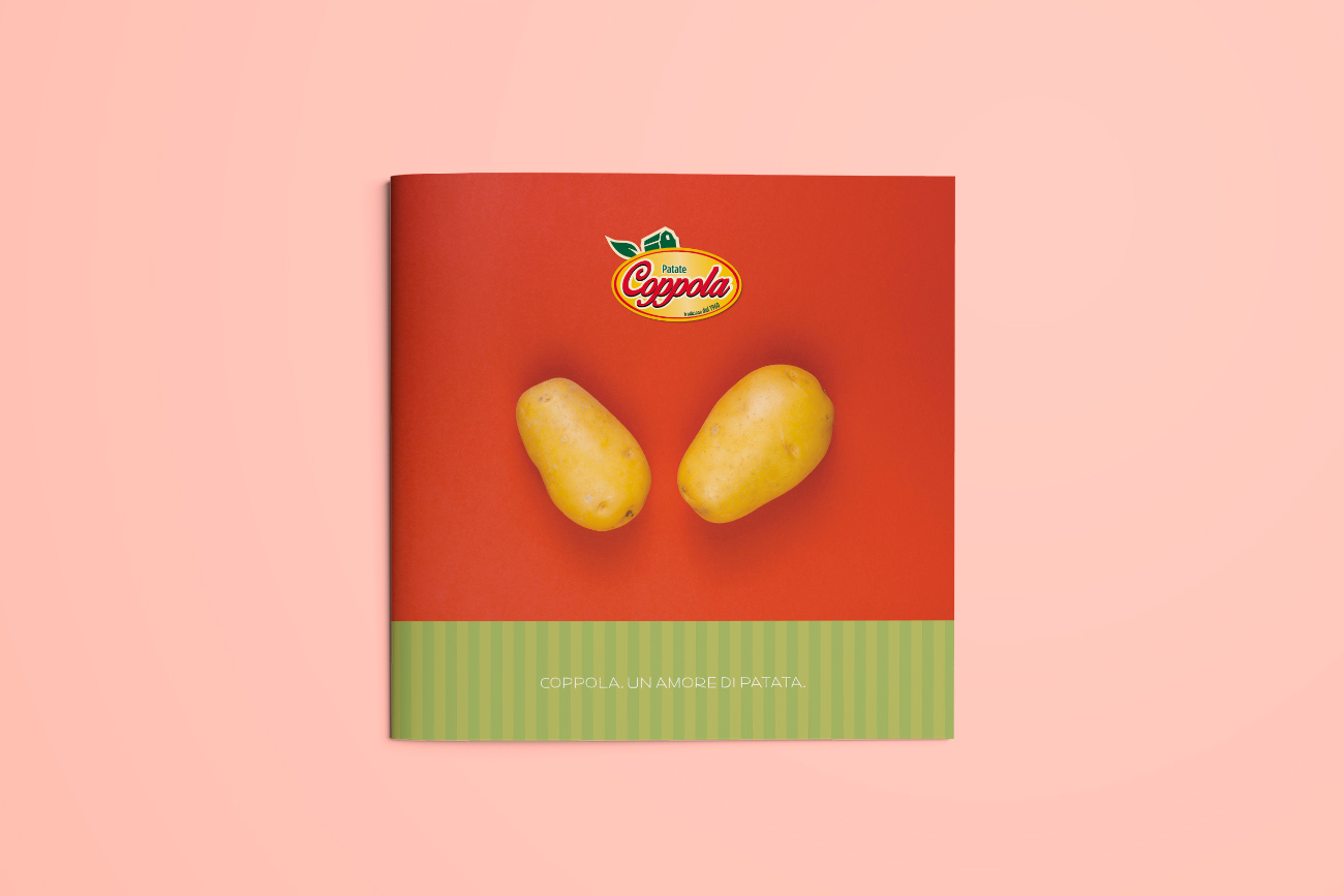 Progetto grafico brochure catalogo patate coppola benevento