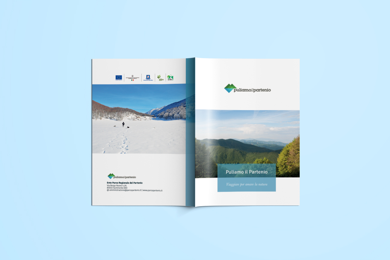 progetto grafico brochure partenio avellino