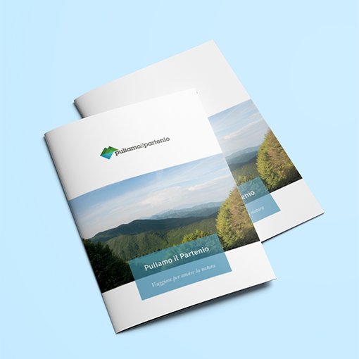 progetto grafico brochure partenio avellino