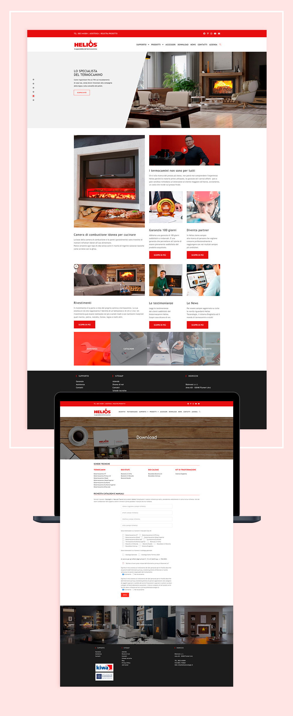 Realizzazione sito web Helios Avellino