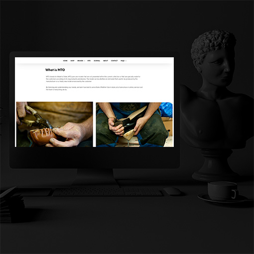 Realizzazione sito web Medallion Shoes Napoli