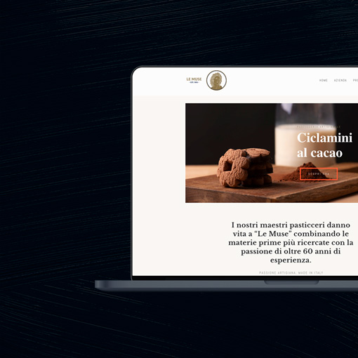 Realizzazione sito web ecommerce Le Muse Dolciaria