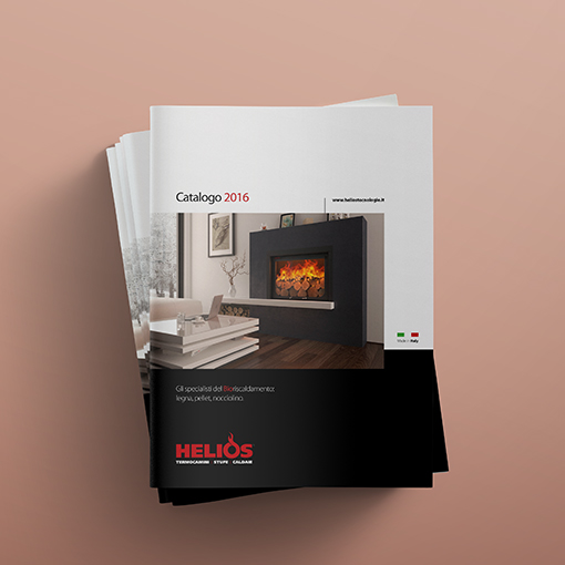 progettazione grafica catalogo prodotti brochure helios avellino