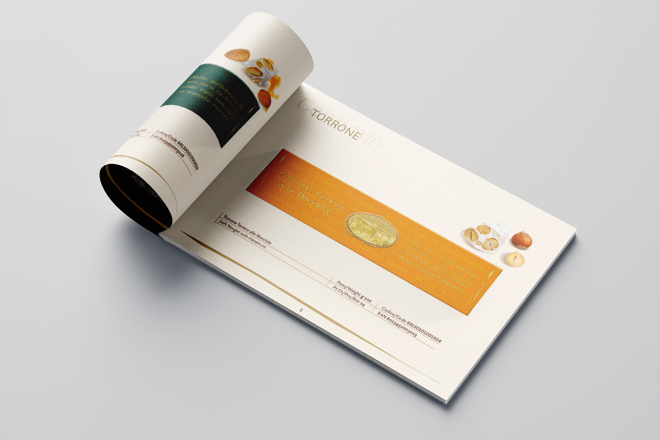 progettazione grafica brochure catalogo prodotti dolciaria studio grafico avellino