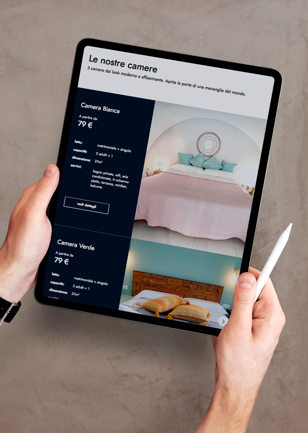 realizzazione e progettazione siti web con gestionale per prenotazione alberghi polignao a mare napoli costiera amalfitana costiera sorrentina salerno
