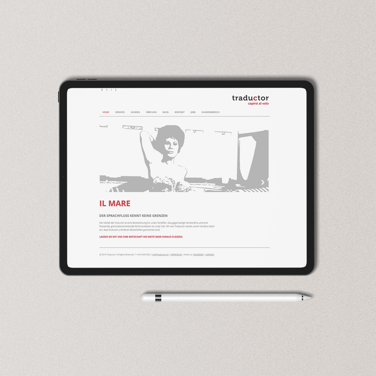 realizzazione sito web agenzia traduzioni basilea