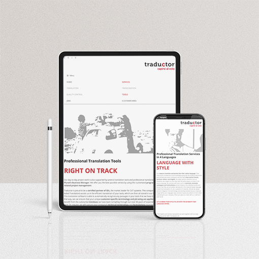 realizzazione sito web agenzia traduzioni basilea